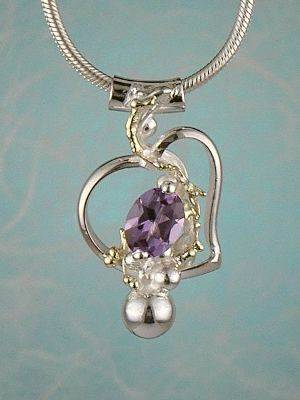 pendant heart piro handmade pyra gregory kind gemstones